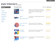 Tablet Screenshot of eyeinteract.com
